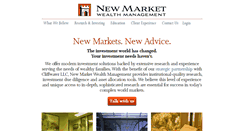 Desktop Screenshot of newmarketwealth.com